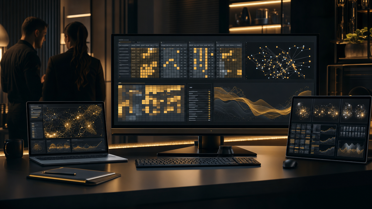 AI-powered competitor analysis dashboard revealing SEO content gaps across multiple rival websites for an agency team